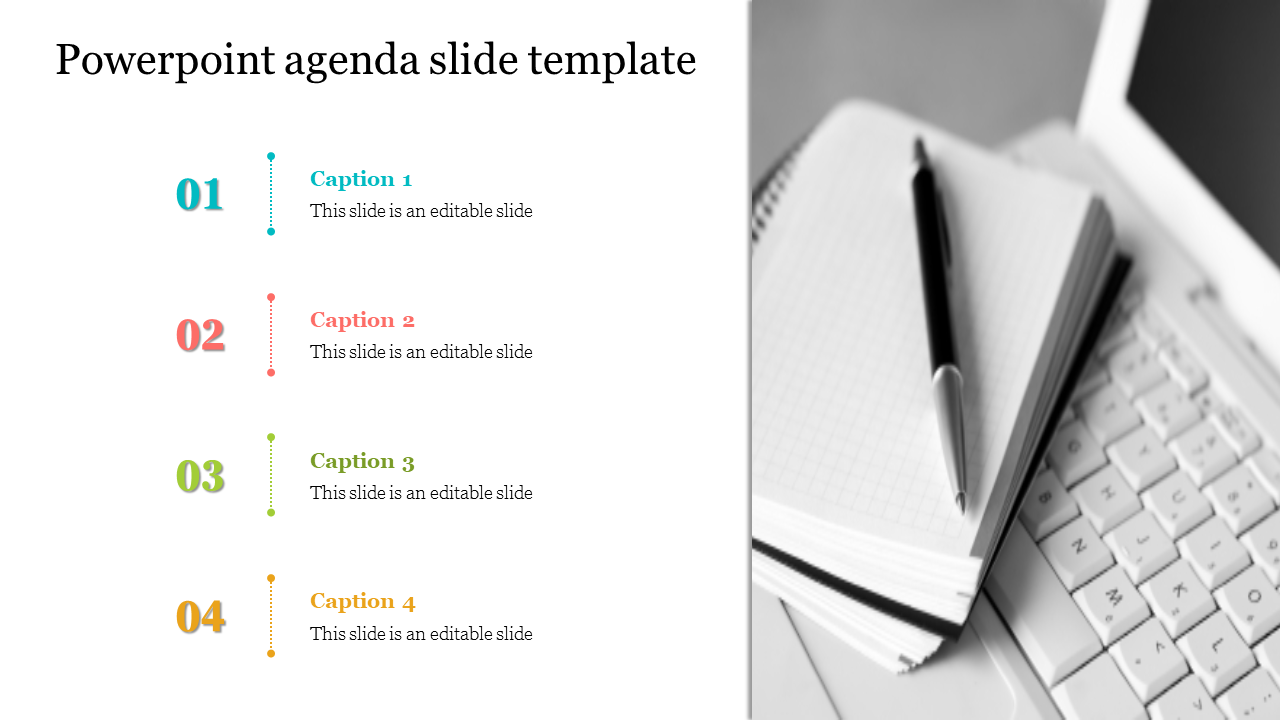 Simple Agenda PowerPoint Template and Google Slides